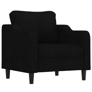 vidaXL fekete sz&ouml;vet kanap&eacute;fotel 60 cm
