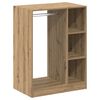 vidaXL Ruh&aacute;sszekr&eacute;ny K&eacute;zműves T&ouml;lgy 77 x 48 x 102 cm Szerelt Fa