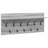 vidaXL Fali Kab&aacute;thorog Sz&uuml;rke Sonoma 100 x 40 x 12 cm Faanyag