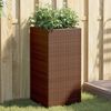 vidaXL 2 db barna polyrattan kerti &uuml;ltetől&aacute;da 40x40x80 cm