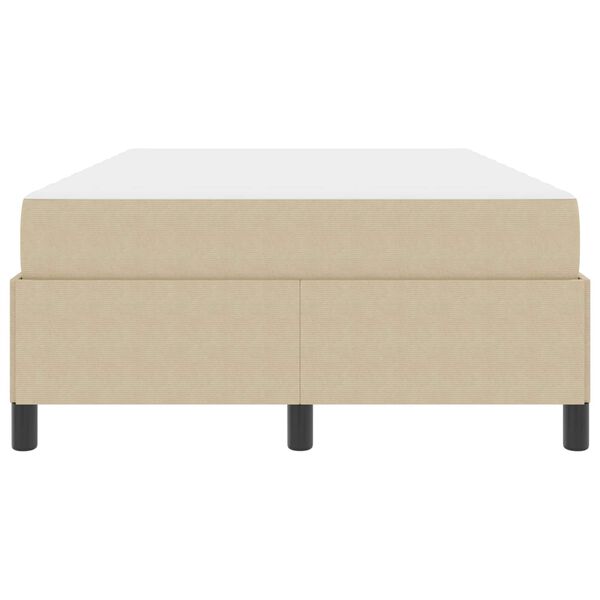 vidaXL Ágykeret matracmal Világos Zöld Szürke 120 x 200 cm szövet