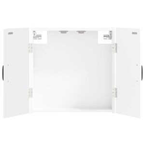 vidaXL Darts szekr&eacute;ny HOORN Feh&eacute;r 52,5 x 10,5 x 53,5 cm Szerelt Fa