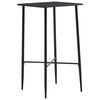 vidaXL fekete MDF b&aacute;rasztal 60 x 60 x 111 cm
