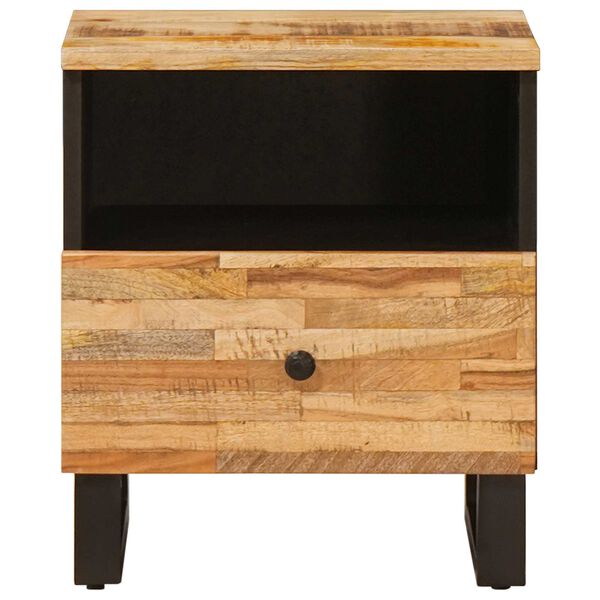 vidaXL &Aacute;gyt&aacute;rol&oacute; szekr&eacute;ny 2 pcs Barna 40 x 33 x 46 cm T&ouml;m&ouml;r Mang&oacute;f&aacute;t