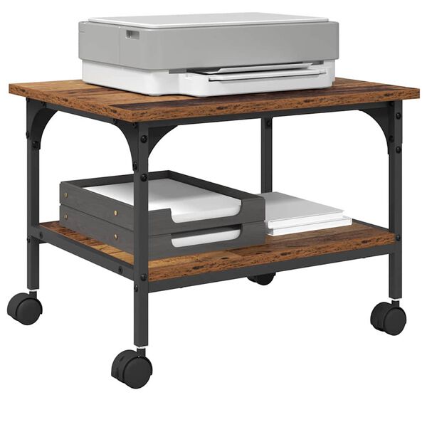 vidaXL Nyomtat&oacute;&aacute;llv&aacute;ny &Ouml;reg fa 50 x 40 x 38 cm Faanyag