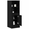 vidaXL Highboard Fekete t&ouml;lgy 36 x 35,5 x 103,5 cm Faanyag