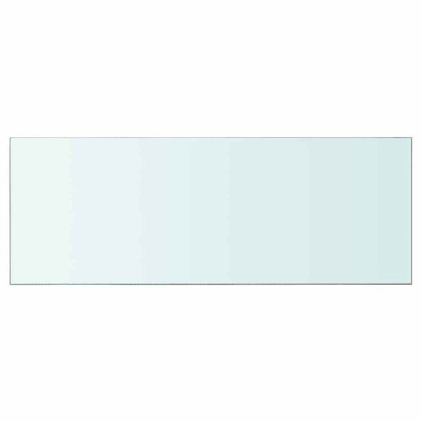 vidaXL 80x30 cm átlátszó panel üvegpolc