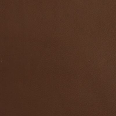 vidaXL fényes barna műbőr lábzsámoly 45x29,5x35 cm