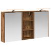 vidaXL F&uuml;rdőszobai Szekr&eacute;ny Szett 3 db 116 x 16 x 62,5 cm Szerelt fa