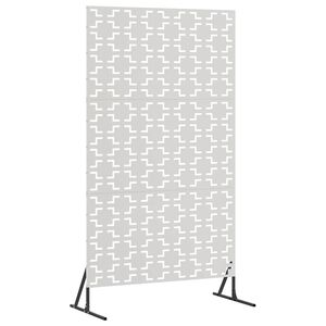 vidaXL Mag&aacute;nszf&eacute;ra K&eacute;pernyő 100 x 50 x 180 cm Rozsdamentes Ac&eacute;l Ez&uuml;st