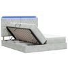 vidaXL LED t&aacute;rol&oacute;s &aacute;gy matraccal Vil&aacute;gossz&uuml;rke 180 x 200 cm B&aacute;rsony