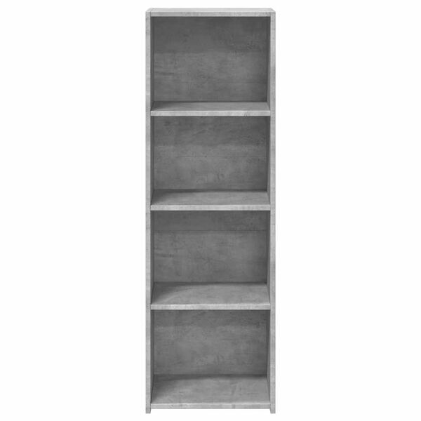 vidaXL betonsz&uuml;rke szerelt fa magasszekr&eacute;ny 40 x 41 x 124 cm