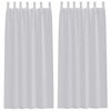 vidaXL Voile Függöny 2 pcs Világosszürke 245 x 140 cm Poliészter