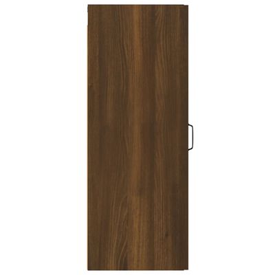 vidaXL barna tölgy színű szerelt fa faliszekrény 34,5 x 34 x 90 cm