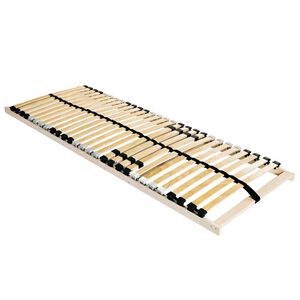 vidaXL L&eacute;calap Barna 70 x 190 cm T&ouml;m&ouml;r b&uuml;kkfa