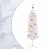 vidaXL Karcs&uacute; műkar&aacute;csonyfa g&ouml;mb&ouml;kkel 120 cm 150 LED Meleg feh&eacute;r