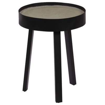 vidaXL dohányzóasztal beton asztallappal 40 x 55 cm
