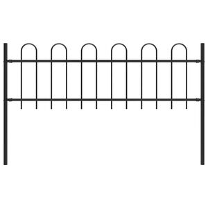 vidaXL fekete BOXTEL ac&eacute;lker&iacute;t&eacute;s karim&aacute;s tetejű 170 x 60 cm