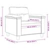 vidaXL b&eacute;zs mikrosz&aacute;las sz&ouml;vet kanap&eacute;fotel 60 cm