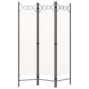 vidaXL barna 3 paneles parav&aacute;n 120 x 180 cm
