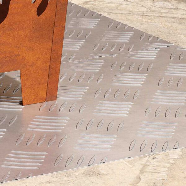 vidaXL L&eacute;pcsőfok N&eacute;gysz&ouml;gletes 2 pcs Ez&uuml;st 90 x 40 cm Alum&iacute;nium