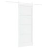vidaXL Cs&uacute;sz&oacute; ajt&oacute; ORKDAL Feh&eacute;r 83 x 202 cm T&ouml;m&ouml;r Fenyőfa