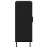 vidaXL fekete szerelt fa tálalószekrény 69,5 x 34 x 90 cm