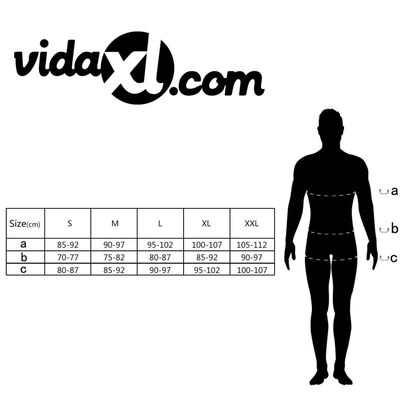 vidaXL férfi rövid búvárruha S-es 165 - 170 cm 2,5 mm