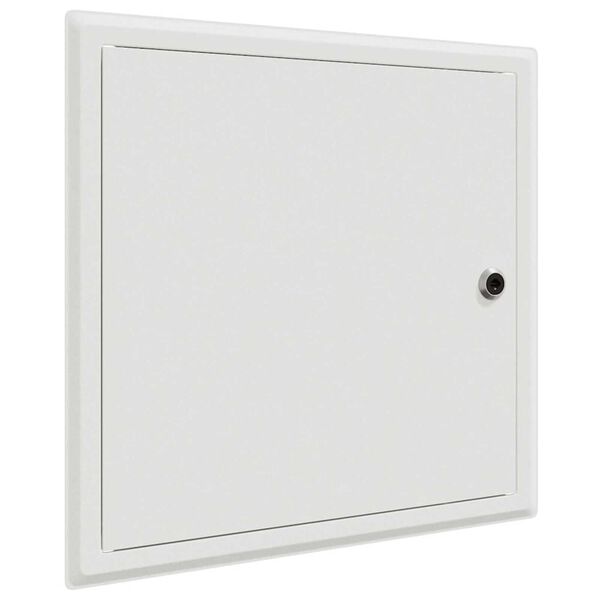 vidaXL Hozz&aacute;f&eacute;r&eacute;si panel Feh&eacute;r 33 x 33 x 3 cm Ac&eacute;l