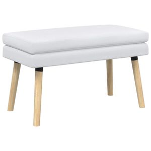 vidaXL K&eacute;ttag&uacute; pad Feh&eacute;r 80 x 40 x 47 cm Sz&ouml;vet