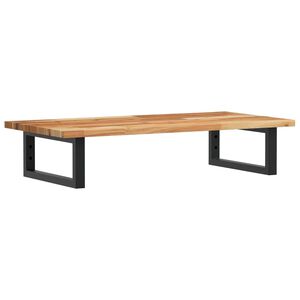 vidaXL ac&eacute;l &eacute;s t&ouml;m&ouml;r ak&aacute;cfa falra szerelhető mosd&oacute;polc