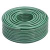 vidaXL kerti t&ouml;mlő Z&ouml;ld 0,5" 100 m PVC