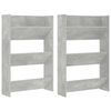 vidaXL 2 db betonsz&uuml;rke fali cipősszekr&eacute;ny 60 x 18 x 90 cm