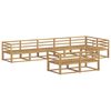 vidaXL K&uuml;lt&eacute;ri kanap&eacute; szett 8 pcs Feh&eacute;r 404 x 166,5 x 73 cm