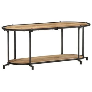 vidaXL t&ouml;m&ouml;r nyers mang&oacute;fa TV-szekr&eacute;ny 100 x 42 x 40 cm