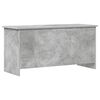 vidaXL T&aacute;rol&oacute;doboz t&aacute;rol&oacute;val Betonsz&uuml;rke 100 x 40 x 50 cm Szerelt Fa