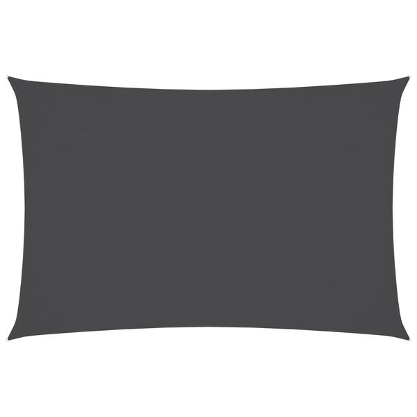 vidaXL antracitsz&uuml;rke t&eacute;glalap alak&uacute; oxford-sz&ouml;vet napvitorla 5 x 7 m