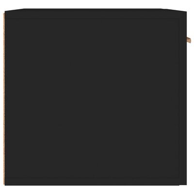 vidaXL fekete szerelt fa faliszekrény 60 x 36,5 x 35 cm