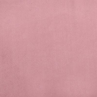 vidaXL rózsaszín bársony kutyaágy 70 x 45 x 30 cm