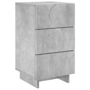 vidaXL &Eacute;jjeliszekr&eacute;ny Betonsz&uuml;rke 33,5 x 34,5 x 60 cm Szerelt Fa
