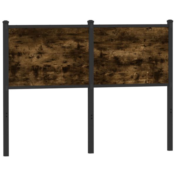 vidaXL f&uuml;st&ouml;s t&ouml;lgy sz&iacute;nű szerelt fa &eacute;s ac&eacute;l csere fejt&aacute;mla 120 cm