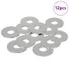 vidaXL Al&aacute;t&eacute;tek 12 pcs Ez&uuml;st 12 x 12 x 1,2 cm Vas