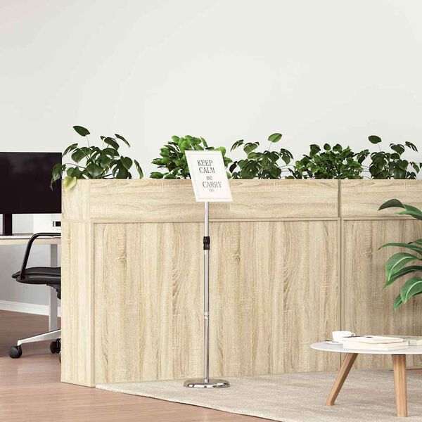 vidaXL Ki&aacute;ll&iacute;t&oacute; &Aacute;llv&aacute;ny Ez&uuml;st 25 x 25 x 125 cm Alum&iacute;nium