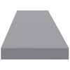 vidaXL sz&uuml;rke MDF lebegő fali polc 120 x 23,5 x 3,8 cm