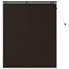 vidaXL Zsaluzia S&ouml;t&eacute;t Barna 125 x 160 cm 35 mm Massz&iacute;v Paulownia fa