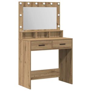 vidaXL &Ouml;lt&ouml;zk&ouml;dőasztal Artisan t&ouml;lgy 79 x 41 x 135 cm Szerelt Fa