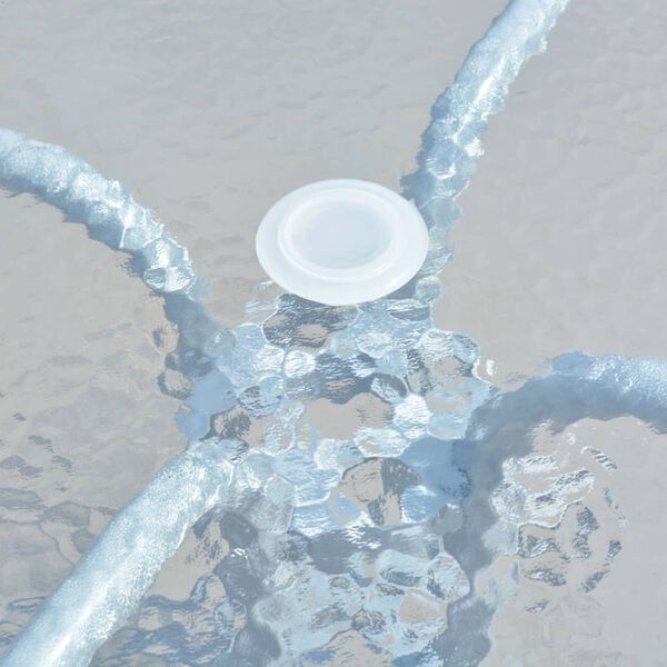 vidaXL sz&uuml;rke ac&eacute;l bisztr&oacute; asztal 80 x 71 cm