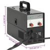 vidaXL védőgáz nélküli flux huzalos MIG-hegesztőgép 120 A