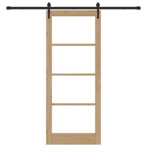 vidaXL Cs&uacute;sz&oacute; ajt&oacute; ORKDAL Term&eacute;szetes 86 x 211 cm