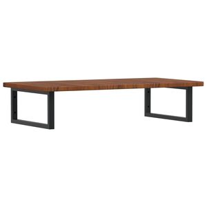 vidaXL ac&eacute;l &eacute;s t&ouml;m&ouml;r t&ouml;lgyfa falra szerelhető mosd&oacute;polc